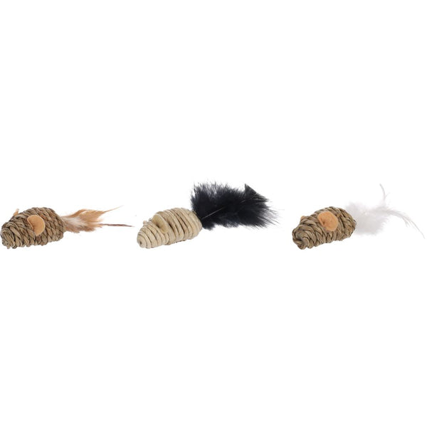 Jchat gaby souris algues nature 11cm