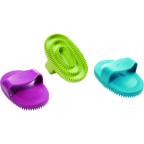 Brosse de soin en caoutchouc ovale buddha
