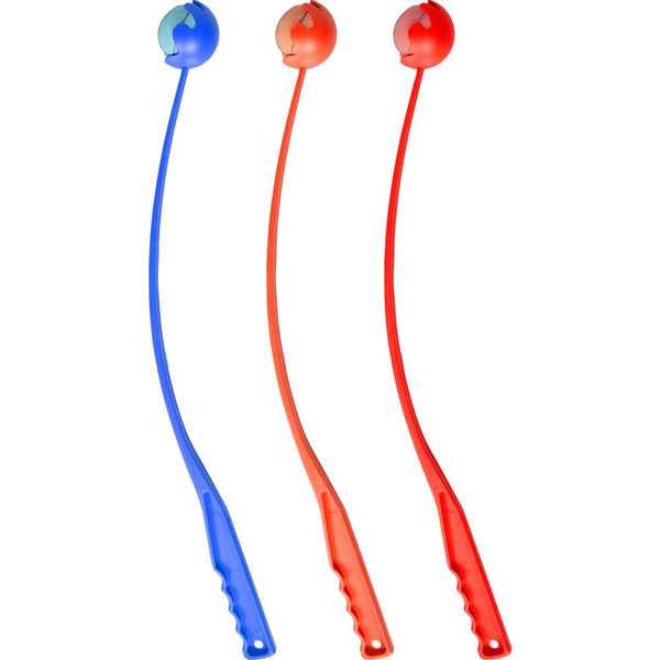 Shooter balle caoutchouc 63cm ass