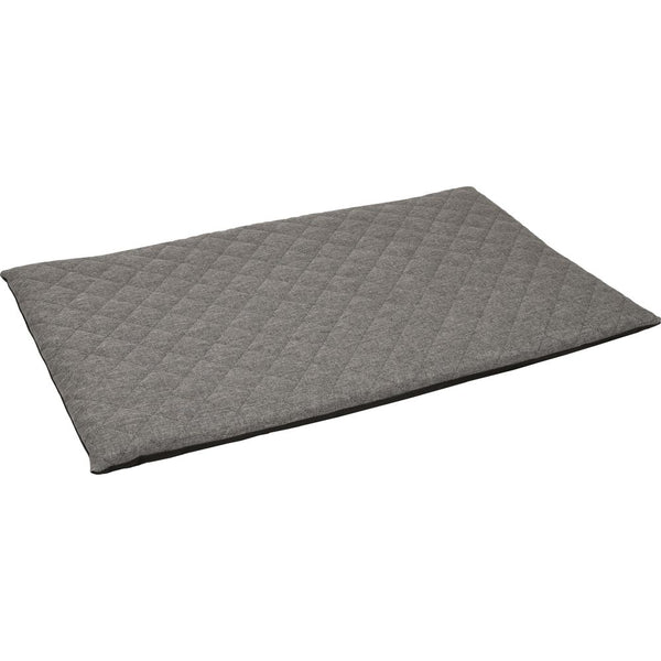 Coussin mano rectangulaire+fermeture éclair plat gris 70,5x41,5x3cm
