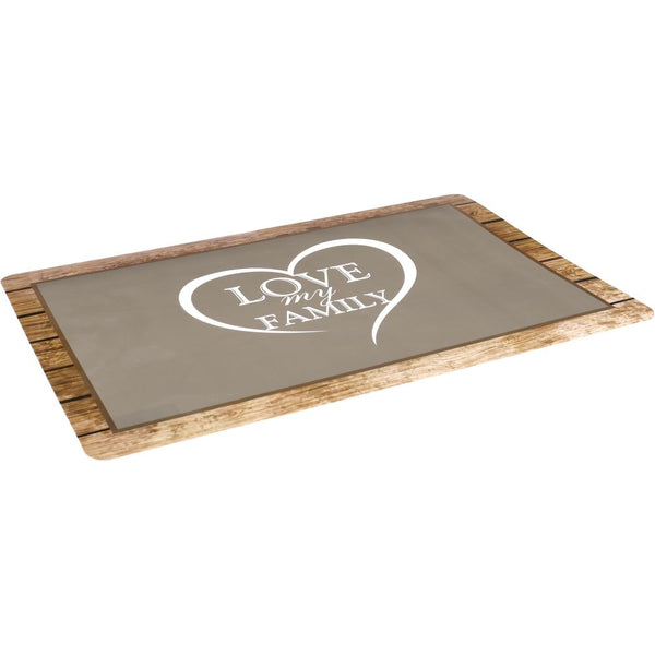 Shabby chic set table heart43x28