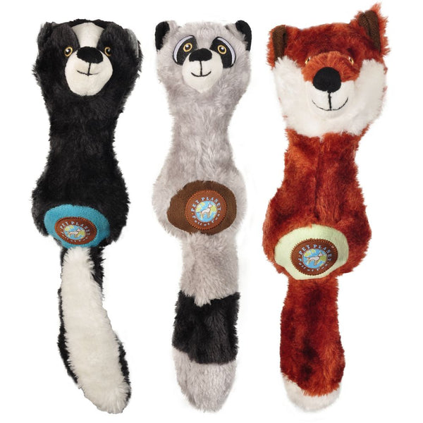 Peluche anim haltère caoutch 30cm ass
