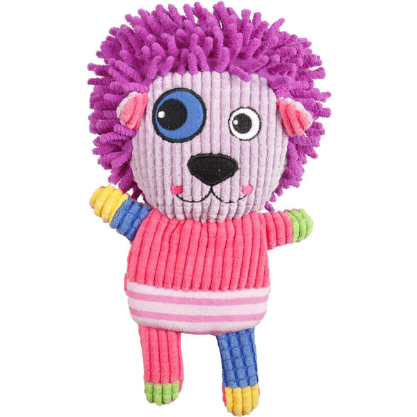 Lion en velours cotele 24cm
