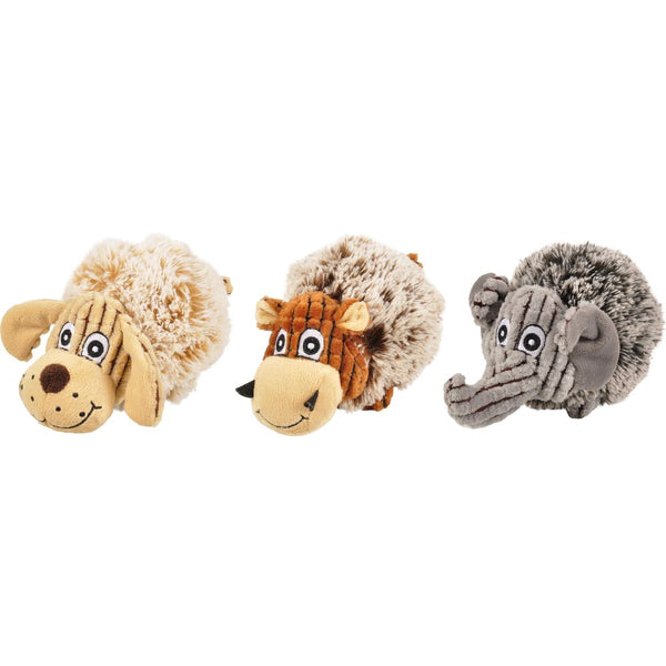 Buffle/eleph/chien tpr ball17cm ass