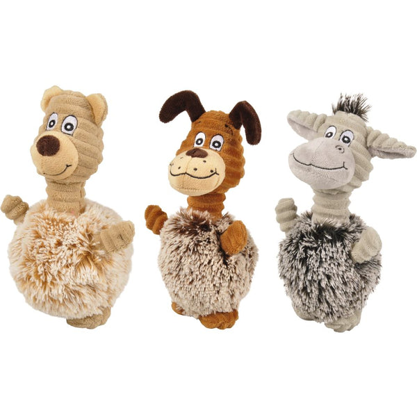 Ours/ane/chien tpr balle 22cm ass