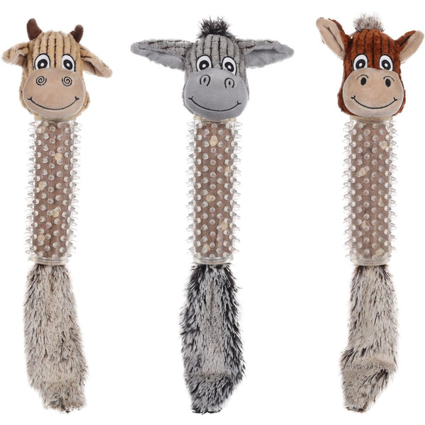 Vache/cheval/ane epines 45cm ass