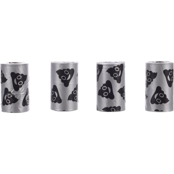 Sacs pour dejections extra fort argent 4x15pcs
