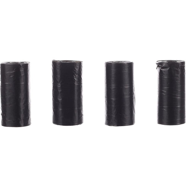 Sacs pour dejections basic noir 4x15pcs