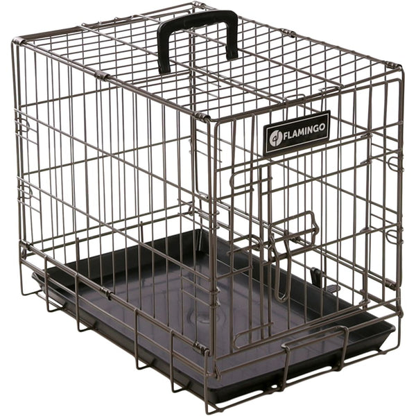 Cage pour chien ebo taupe xs 31x47x38cm