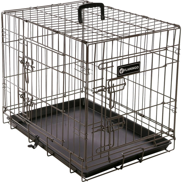 Cage pour chien ebo taupe s 43x61x50cm