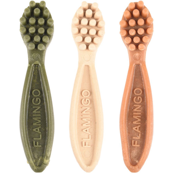 Flamingo - Veggie brosse à dents 7,5cm 15pcs mix