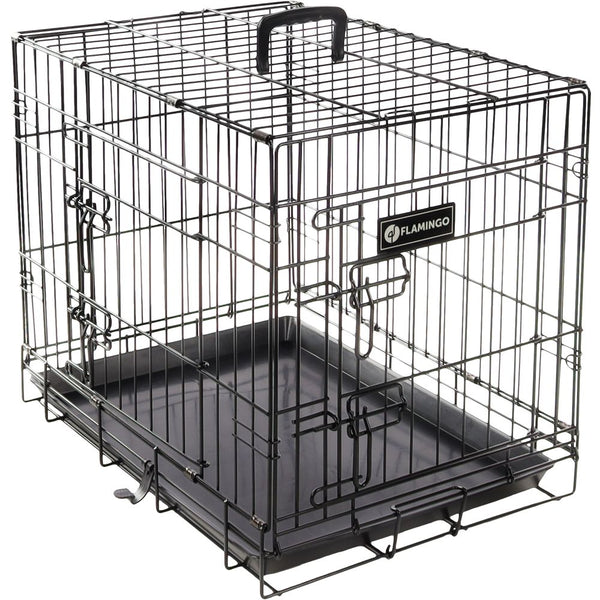 Cage pour chien ebo noir s 61x43x50cm