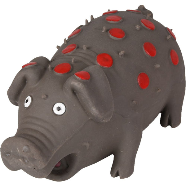 Latex cochon avec points gr 18cm