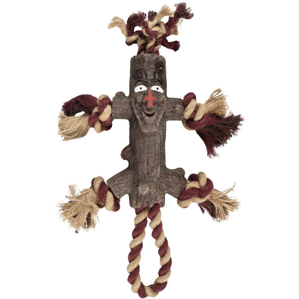 Jouet pour chien tpr woody branche + petit homme 35cm