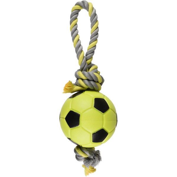 Jchien tpr sporty ballon de football+corde vert 12cm