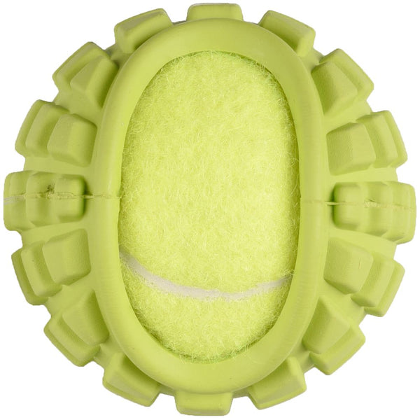 Jchien caoutchouc drury balle tennis vert 7,5cm