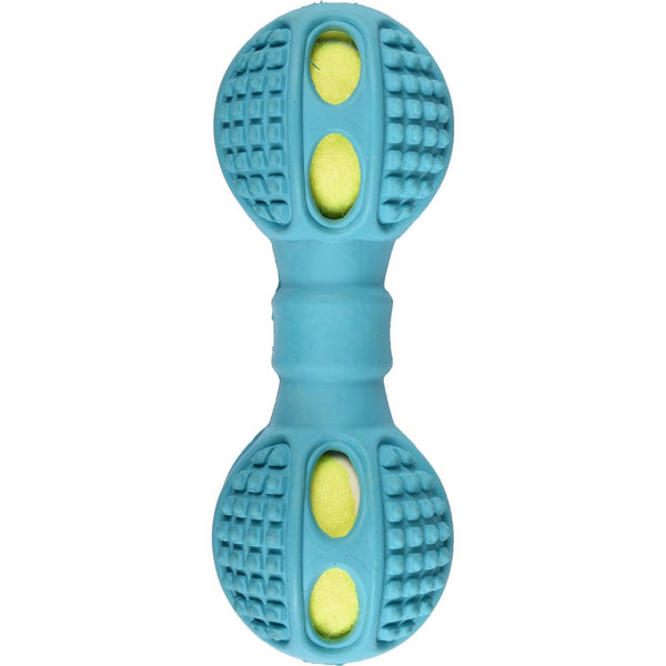 Jchien caoutchouc drury haltere tennis bleu 16cm
