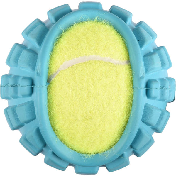 Jchien caoutchouc drury balle tennis bleu 7,5cm