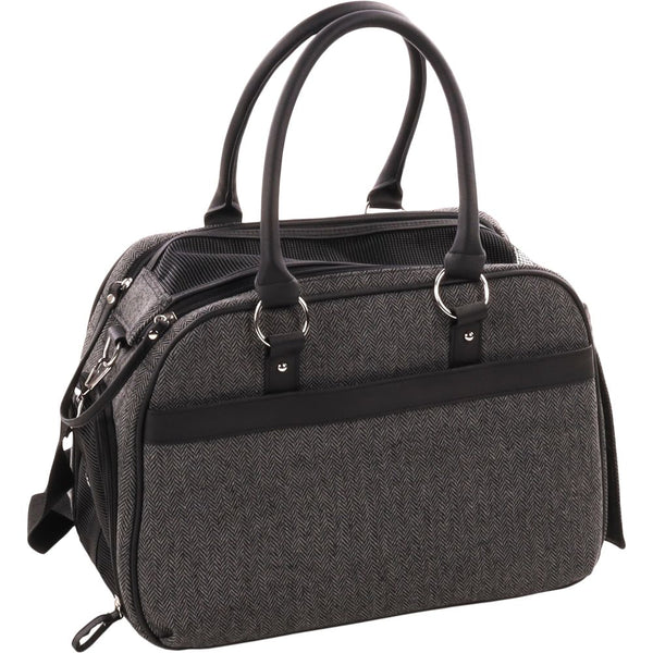 Sac de transport justine gris 44x23x32cm