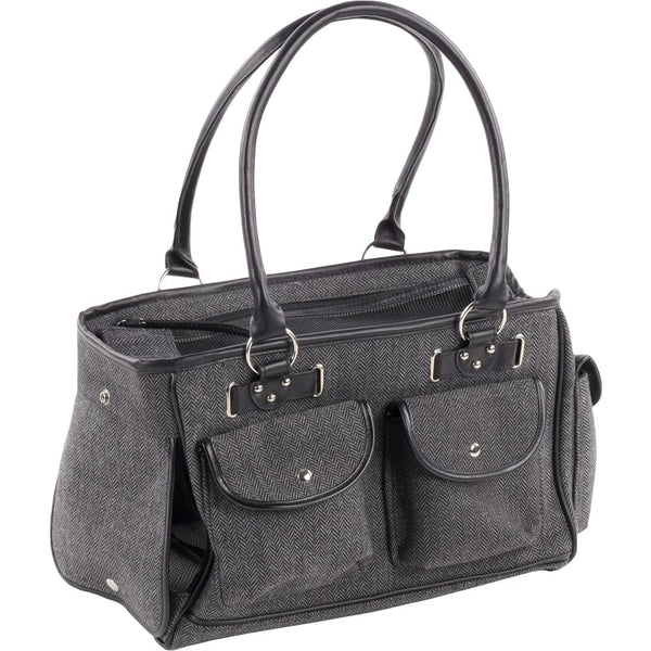 Sac de transport laura gris 45x25x27cm