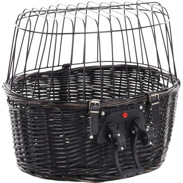 Panier pour velo guidon clic canna noir 46,5x37,5x40,5cm