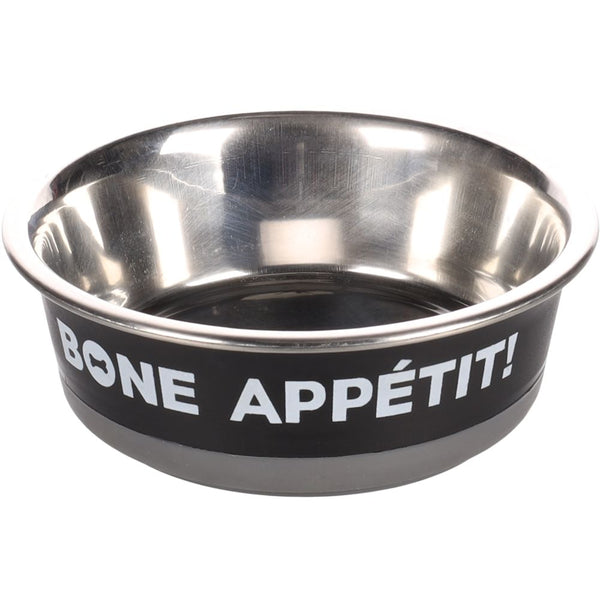 Gamelle bone appetit noir 400ml 14cm