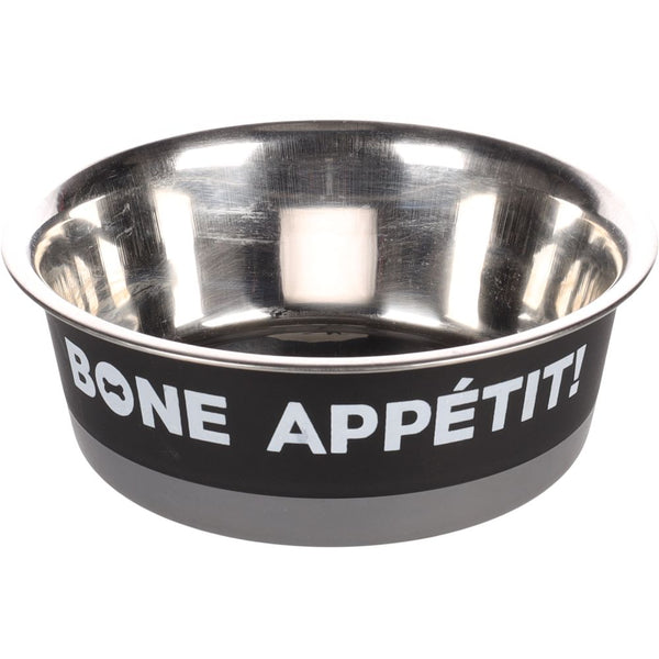 Gamelle bone appetit noir 900ml 17,3cm