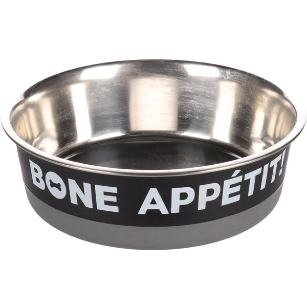 Gamelle bone appetit noir 1700ml 21,5cm