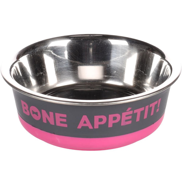 Gamelle bone appetit fuchsia 400ml 14cm