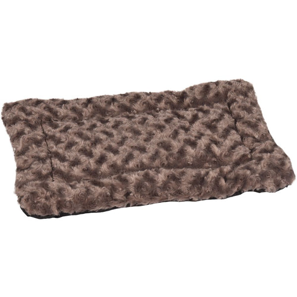 Coussin cuddly plat rectangulaire taupe 40,5x25,5x2cm