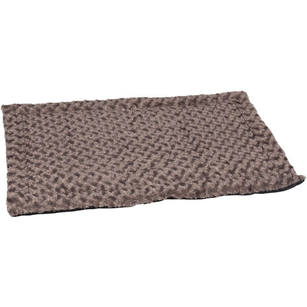 Coussin cuddly plat rectangulaire taupe 85,5x51x2cm