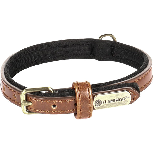 Collier lyabo brun xs 20/25cm 10mm