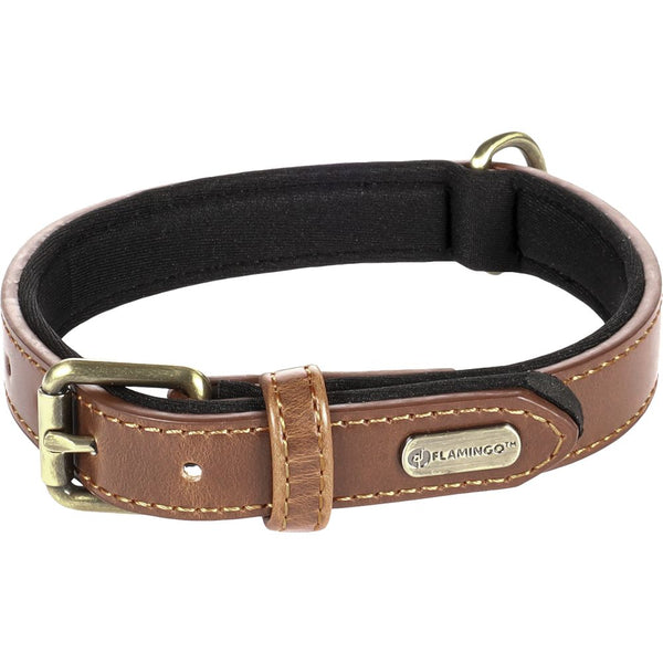 Collier lyabo brun s/m 31/39cm 20mm