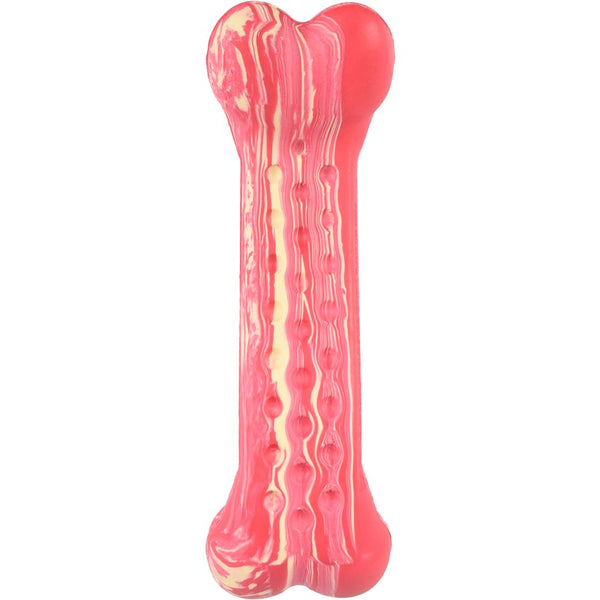 Jchien caoutchouc saveo os courbé parfum boeuf 13cm