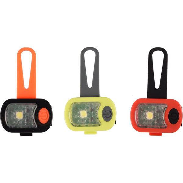 Blinkis silicone noir/rouge/jaune 4x1,1x7cm