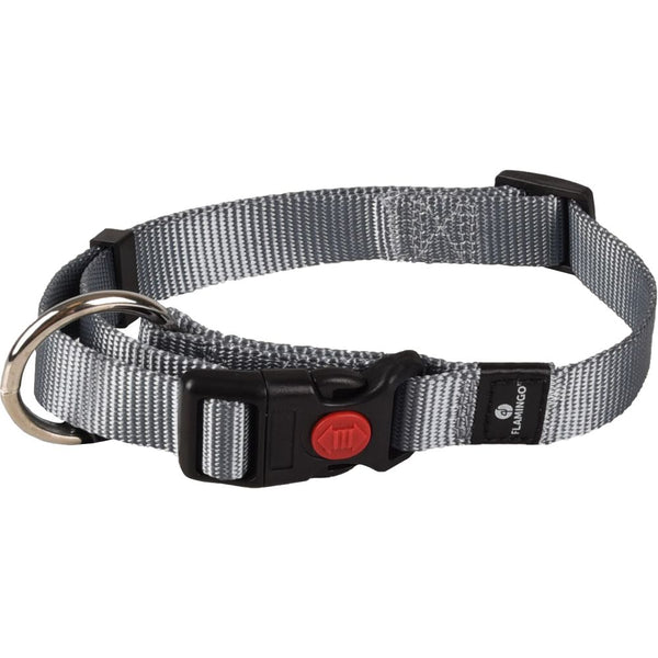 Collier ziggi gris m 40-55cm20mm
