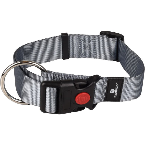 Collier ziggi gris xl 55-75cm40mm