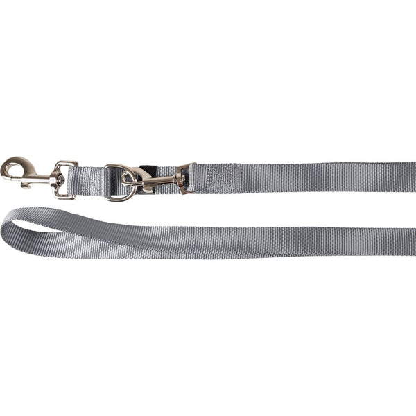 Laisse d'entraînement ziggi gris 200cm 25mm