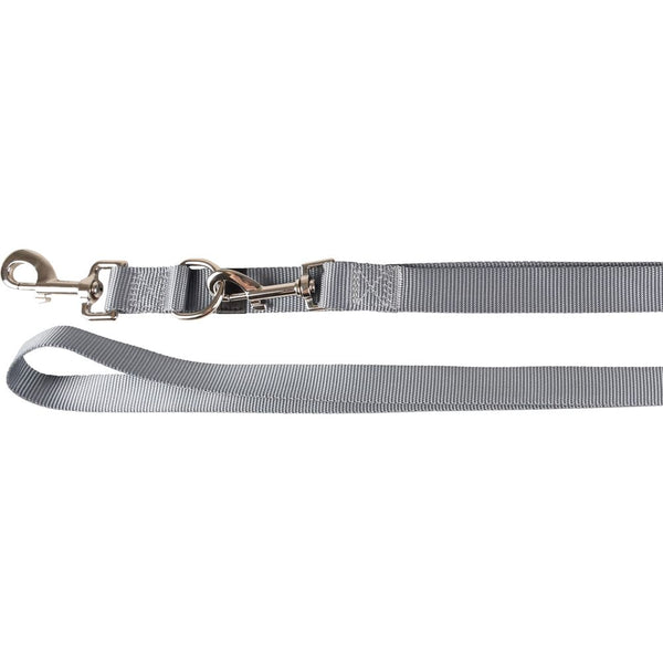 Laisse d'entraînement ziggi gris 250cm 25mm