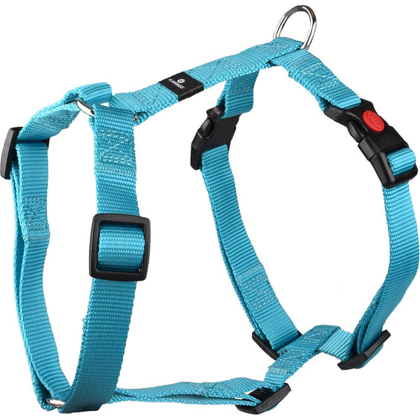 Harnais h ziggi turquoise m 45-65cm 20mm