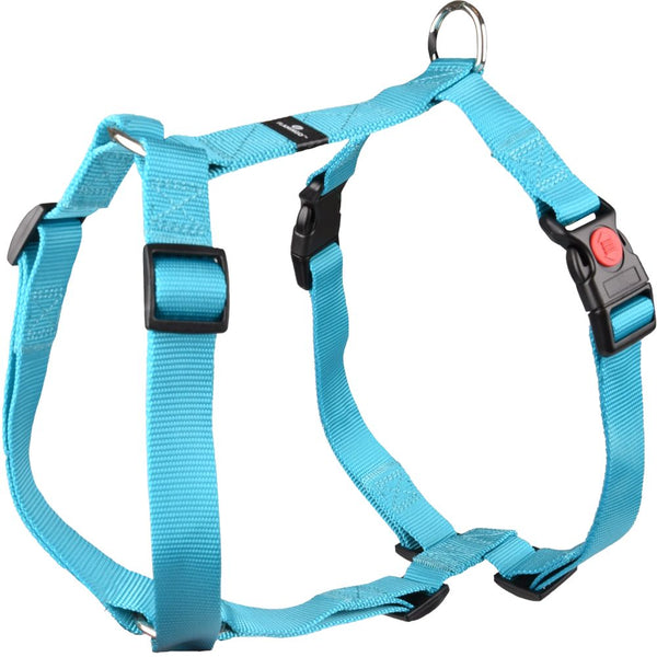 Harnais h ziggi turquoise l 60-85cm 25mm