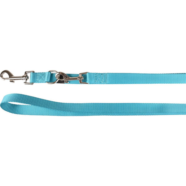 Laisse d'entraînement ziggi turquoise 200cm 20mm