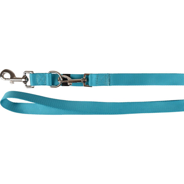 Laisse d'entraînement ziggi turquoise 200cm 25mm