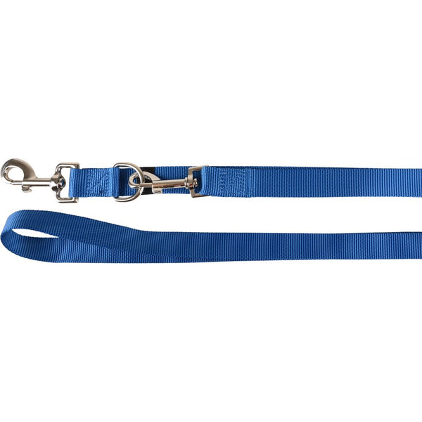 Laisse d'entraînement ziggi bleu 200cm 25mm