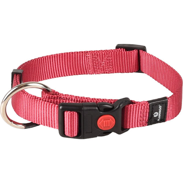 Collier ziggi rouge cérise m 40-55cm20mm