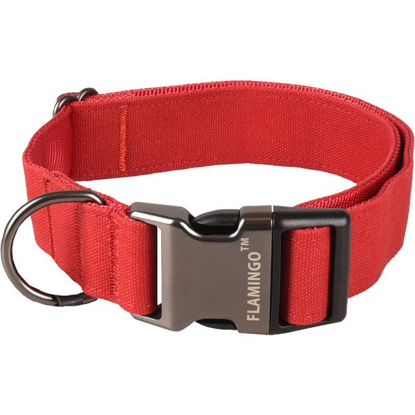 Collier oxana rouge xl 55-75cm 40mm
