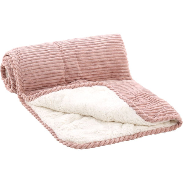 Couverture small dog cub rose 120x85x2cm