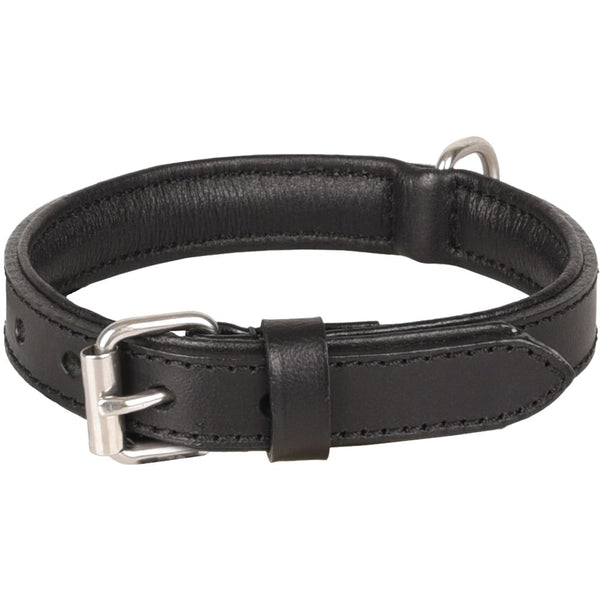 Collier arizona cuir noir s 26-32cm 20mm