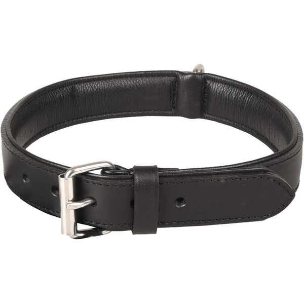 Collier arizona cuir noir xl 45-55cm 32mm