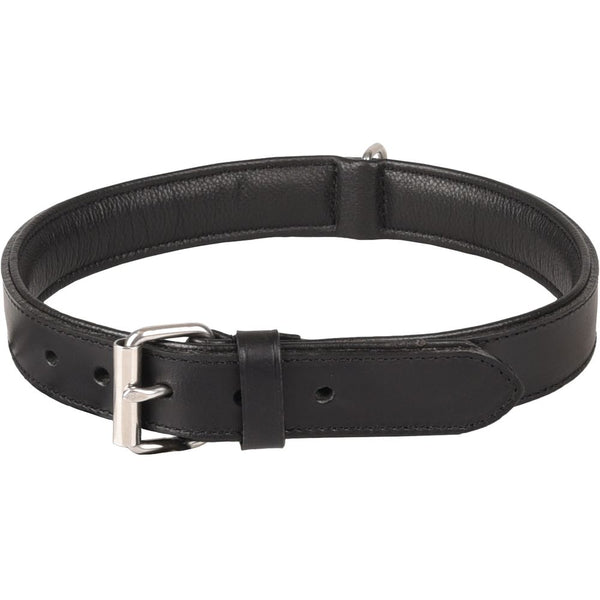 Collier arizona cuir noir xxl 52-61cm 32mm